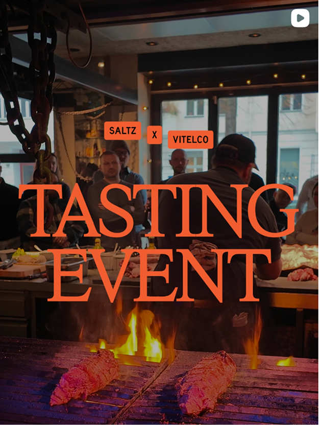 Saltz tasting event campaign artwork